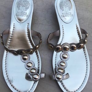 Golden sandals (Vince Camuto)